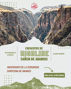 🇵🇪 Encuentro de Highline Cañón de Ananiso